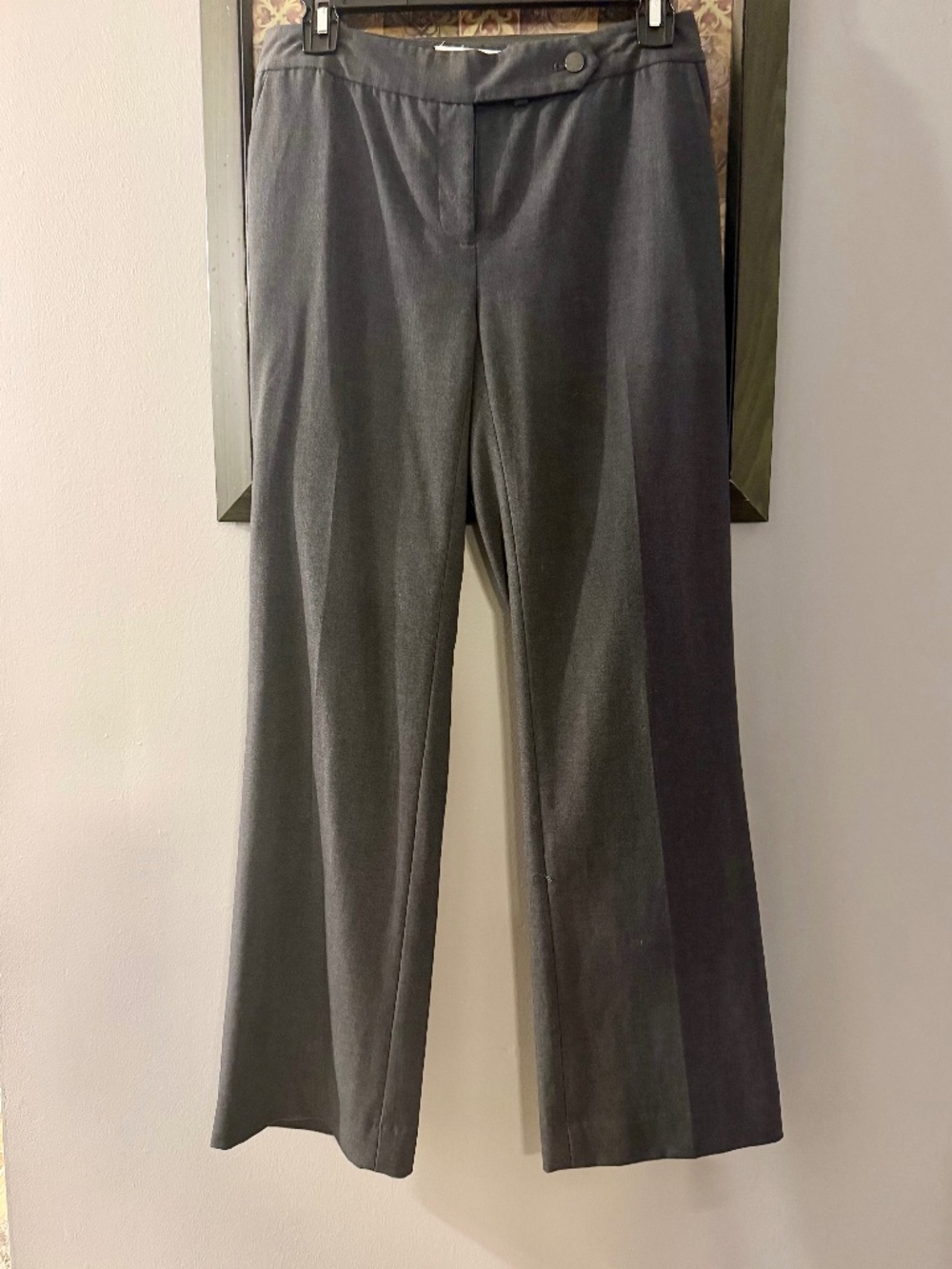Calvin Klein Classic Fit Women’s Dark Gray Dress Pants Petite 2P